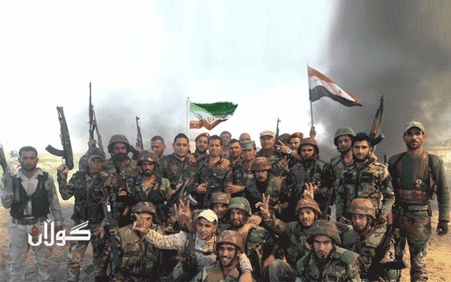  ئێران بەرەیەکی شەڕ لە سووریا دژی ئەمریکا دەکاتەوە 