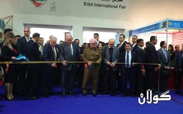  سەرۆک بارزانی پێشانگای نێودەوڵەتیی کتێبی لە هەولێر کردەوە 