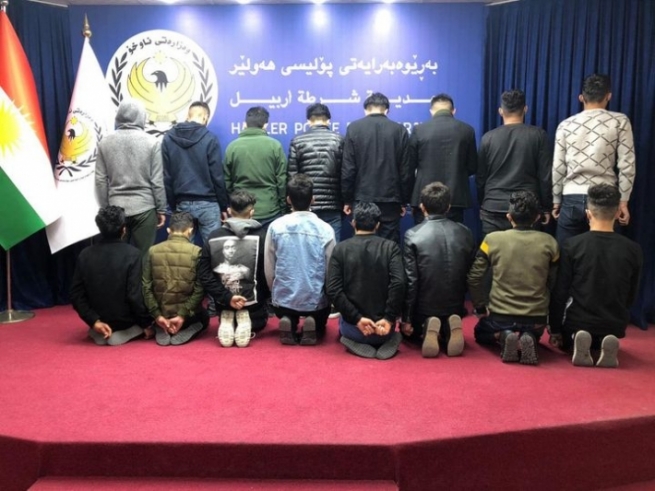 پۆلیسی هەولێر ڕاگه‌یاندراوێك له‌باره‌ى ده‌ستگیركردنى 16 تۆمه‌تبار بڵاو ده‌كاته‌وه‌