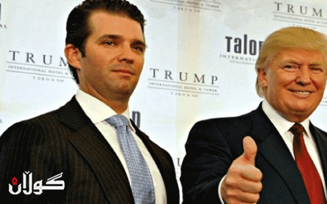  کوڕەکەی ترەمپ گاڵتە بە بەربوونەوەی بایدن دەکات