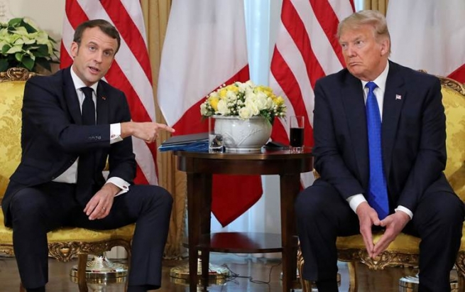 ترەمپ لەبارەی چەکدارە بەدیلگیراوەکانی داعش گاڵتە بە ماکرۆن دەکات