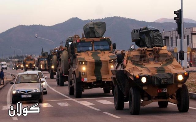  تورکیا هێزی زیاتر بە تانک و زرێپۆشەوە دەنێرێتە ئیدلیب 