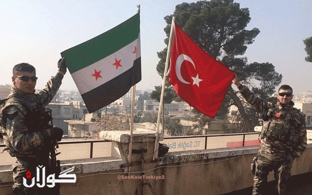 توركيا: تا ئێستا 94  چەكداری ئۆپۆزیسیۆنی سووریا لە ھێرشەكانی توركیا بۆ سەر رۆژئاوای كوردستان كوژراون.