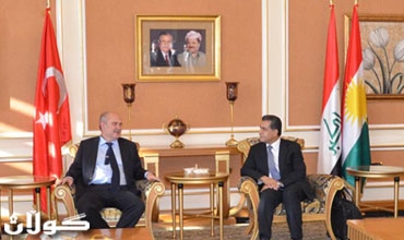 شاندێکى وه‌زاره‌تى ده‌ره‌وه‌ى تورکیا گه‌یشته‌ هه‌رێمى کوردستان