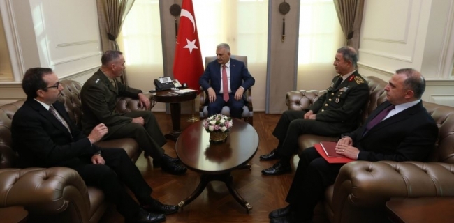  سەرۆک ئەرکانی سوپای ئەمەریکا سەردانی تورکیای کرد 