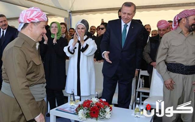 بۆ گەڕاندنەوەی کەرکووک  توركیا پیشتیوانیی سەرۆك بارزانی دەكات