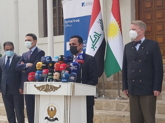 پارێزگاری هەولێر و كونسوڵی گشتیی ئەڵمانیا هەڵمەتێك بۆ خۆپارێزى له‌ کۆرۆنا ڕاده‌گه‌یه‌نن