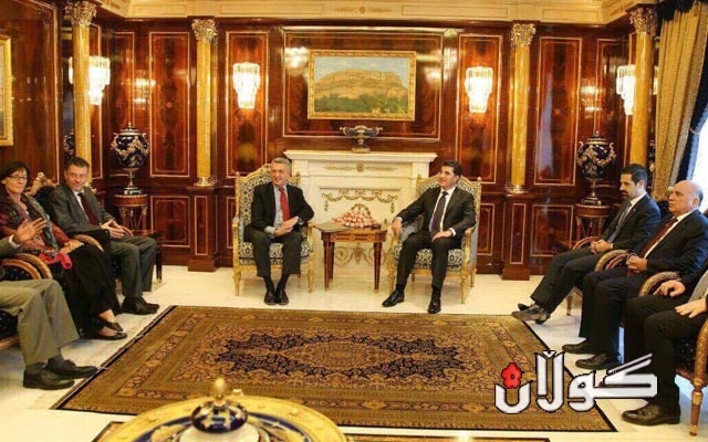  نێچیرڤان بارزانی و نوێنەری UNHCR دۆخی ئاوارەكانیان تاوتوێ کرد 