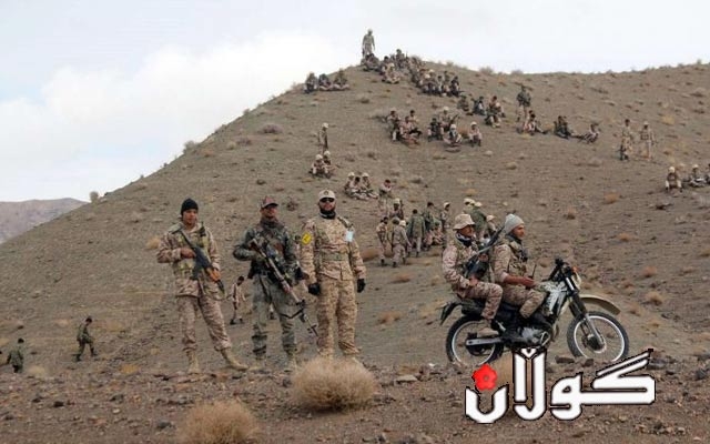 سوپای پاسداران لە گوندێکی هەورامان مانۆڕی سەربازی ئەنجام دەدات 