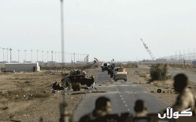 حەشدی شەعبی داوای یارمەتییان لە هێزی پێشمەرگە کردووە