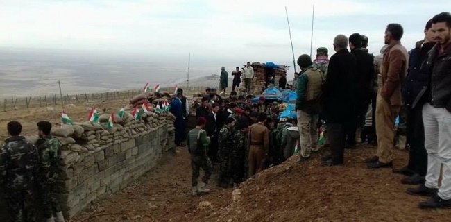  لە میحوەری خازر ڕێوەڕەسمی شەهیدبوونی پۆلێک پێشمەرگە بەڕێوەچوو 