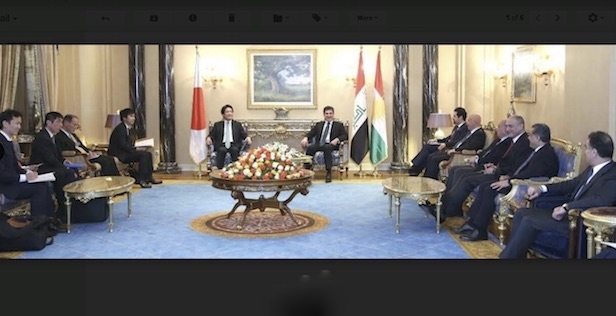  	 ژاپۆن بە فەرمی كۆنسووڵخانەی لە هەولێر دەكاتەوە 