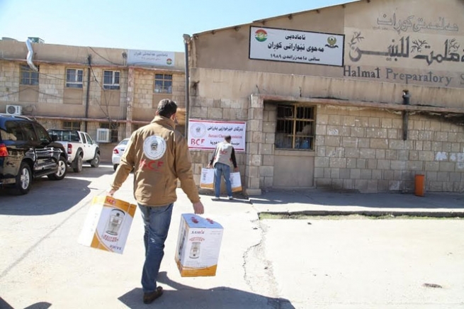  دەزگای خێرخوازیی بارزانی سۆپا بەسەر قوتابخانەکانی سنووری پارێزگای ھەولێر دابەش دەکات 