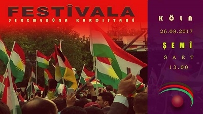 سبەینێ فێستڤاڵی سەربەخۆیی کوردستان لە ئەڵمانیا ساز دەدرێ