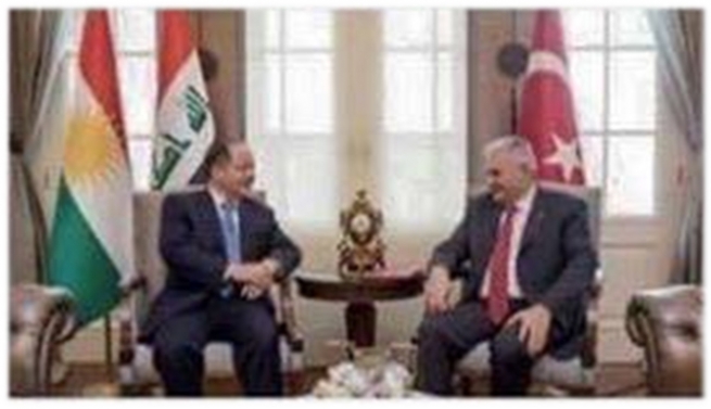سەرۆکی کوردستان و بینالی یڵدرم لە ئەنقەرە كۆبوونەوە
