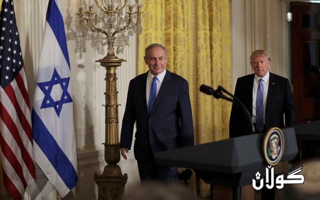 ترەمپ بەرزاییەکانی جۆلان لەسەر ئیسرائیل 