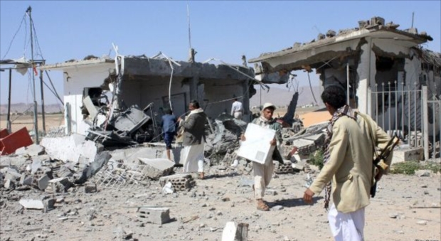 به‌هۆی هێرشی ئاسمانی 40 كه‌س له‌ كه‌مپێكی په‌نابه‌ران له‌ یه‌مه‌ن كوژران