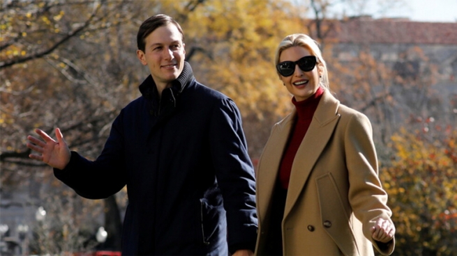 پۆلیس لێكۆڵینه‌وه‌ی له‌گه‌ڵ ئیڤانكا ترەمپ و هاوسه‌ره‌كه‌ی ده‌ستپێكرد