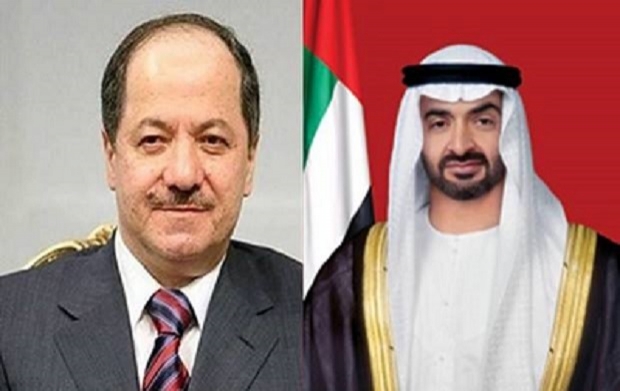    	 	 جێگری میرنشینی ئەبوزەبی سەرەخۆشی لە سەرۆك بارزانی دەكات