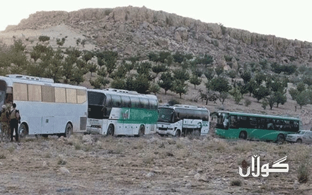  کاروانی پاسەکانی داعش گەیشتە دێرەزوور 