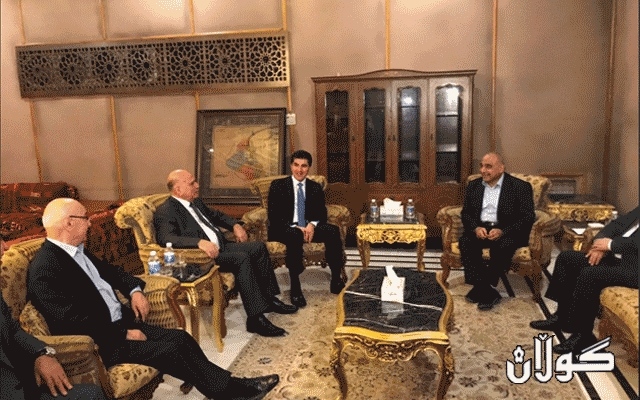 نێچیرڤان بارزانی و عادل عەبدولمەھدی پرسی سەرۆككۆمار تاوتوێ دەكەن