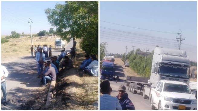 دانیشتوانی گوندێکی دیبه‌گه‌ داوای کار لە کۆمپانیایه‌كی بواری نه‌وت و غاز دەکەن