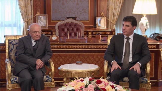  نێچیرڤان بارزانى پێشوازى له‌ ئیسماعیل بێشیكچى كرد 