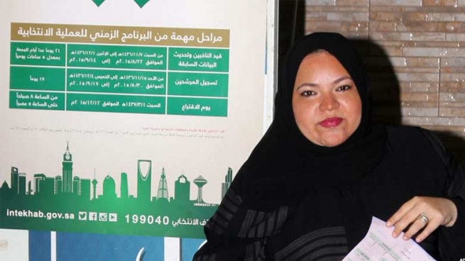 بۆ یه‌كه‌مجار ژنانی سعوودیه‌ به‌شداری هه‌ڵبژاردن ده‌كه‌ن