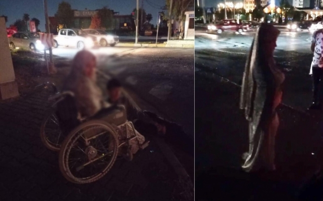 ئافرەتێك لە هەولێر دەستگیر كرا كە بۆ سواڵ خۆی كردبوو بە خاوەن پێداویستیی تایبەت