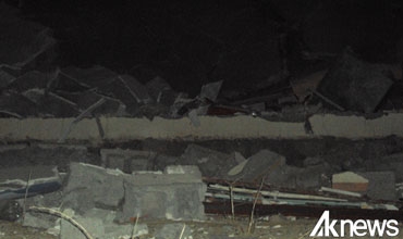 زیانەكانی بۆردمانی شەوی رابردووی سوپای توركیا