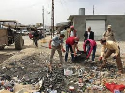  	 لە سنوونێ دەست بە نۆژەنکردنەوەی خانووەکان کرا