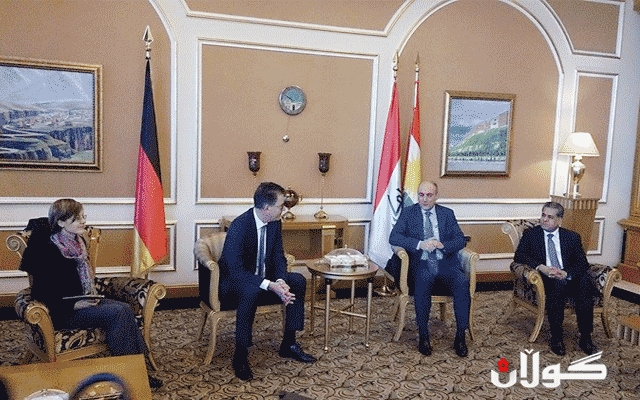 وەزیری دارایی و ئابوری ئەڵمانیا گەیشتە هەولێری پایتەخت 