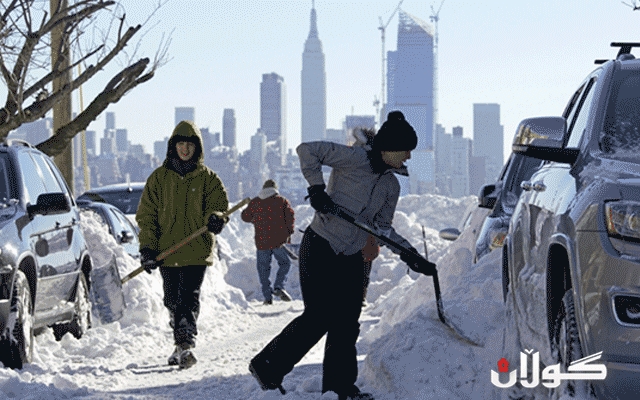  بەهۆی بەفر و سەرماوە  لە ئەمەریكا ٤١  کەس گیانیان لەدەستداوە