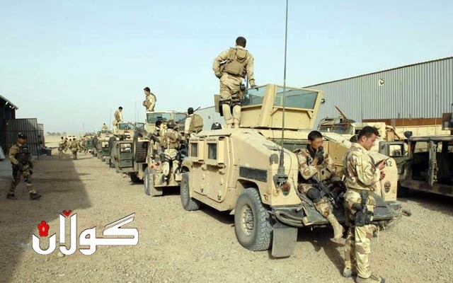  هێزە عێراقییەکان دانیشتووانی گەڕەکێکی سوننەنشینی شەرگات رادەگوێزن 