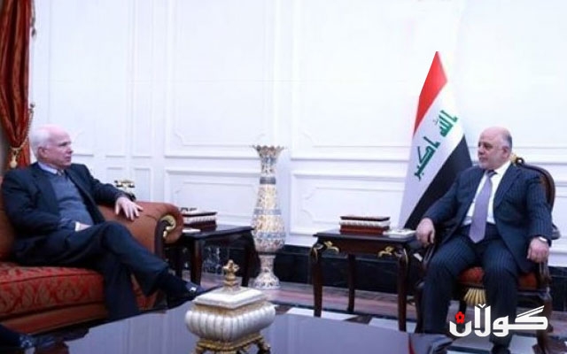 مەککین: پشتگیری عێراق دەکەین لە شەڕی داعش