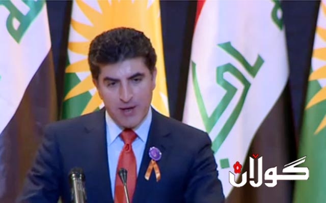 ئێستا گوتاری بەڕێز نێچیرڤان بارزانی سەرۆكی حكومەتی هەرێمی كوردستان لە هەڵمەتی بەرەنگاربوونەوەی توندوتیژی دژ بە ژنان