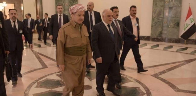  بارزانی لە سەردانەکەی بەغدا دیداری چەند کەسێکی ڕەت کردووەتەوە 