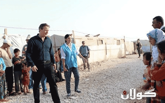  دەیڤید کامیرۆن: وەزیرێکی تایبەت بۆ کاروباری پەنابەرانی سووریا دادەنێین 