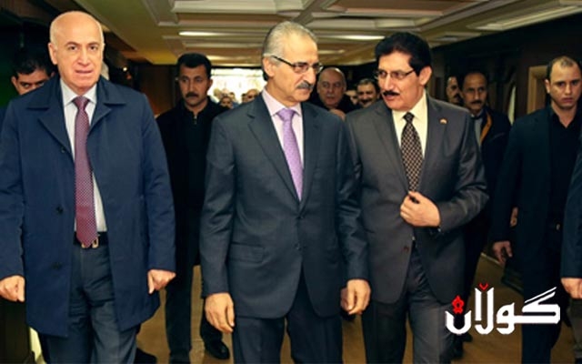 شاندی‌ پارتی‌ دیموكراتی‌ كوردستان و یه‌كێتی‌ له‌كۆبونه‌وه‌دان