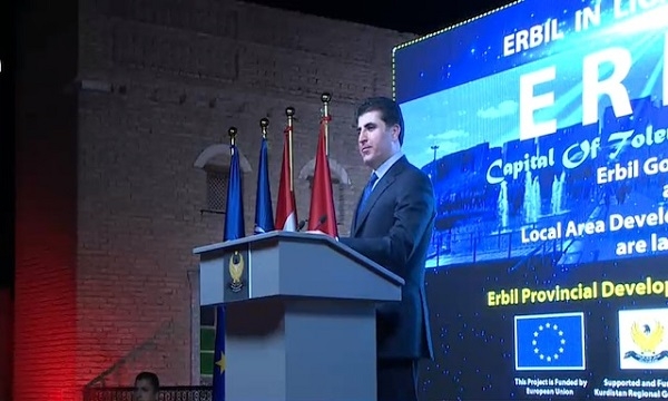 ئێستا وتاری سەرۆکی حکومەتی ھەرێمی کوردستان لە ھەولێری پایتەختی کوردستان