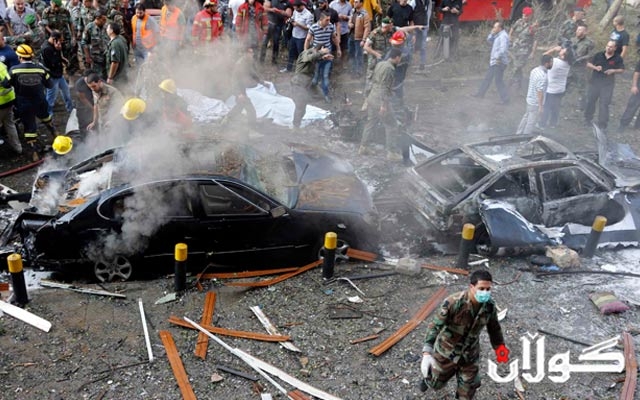 چوار تەقینەوە لە لوبنان روویاندا 