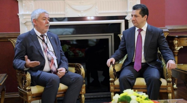  مەسرور بارزانی داوای پەیوەندییەکی بەهێزی هەولێر و کیێڤ دەکات 