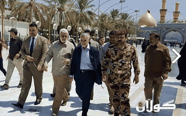 قاسم سولێمانی لە عێراق پیاسە دەکات