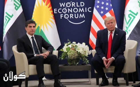  dîdar û kobûnewe germekanî nêçîrvan barizanî le naw keşe sard û befrawîyekeyi davosda