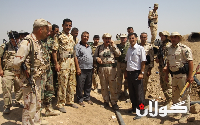 بەسەركردنەوەی گوڵان بۆ سەنگەرەكانی پێشەوەی هێزی پێشمەرگەی كوردستان