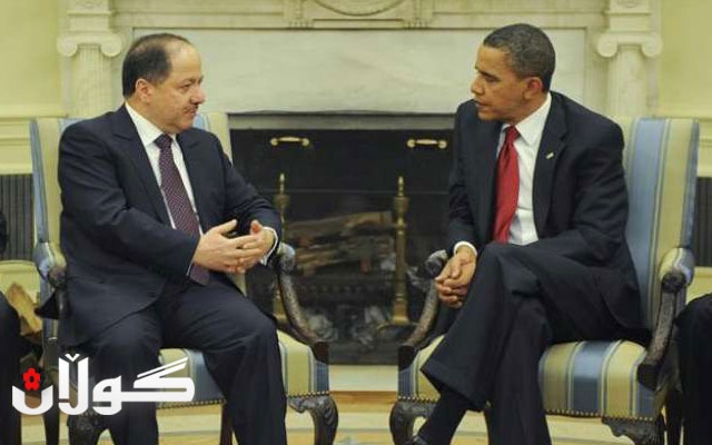 لە نیسانی 2012دا لە واشنتۆن سەرۆك بارزانی مەترسی ئێستای عیراقی راگەیاند:عیراق لە قەیرانێكی جدییدایە و بەرەودیكتاتۆریەت هەنگاو هەڵدەگرێت ئەگەر ئەم بارودۆخە چارەسەر نەكرێت ئەوا گەلی كوردستان بڕ