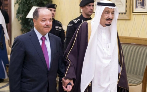 Pêşwaziya şah Selman bo serok Barzanî, Kurdistan kiriye hevşanê Seûdiyê