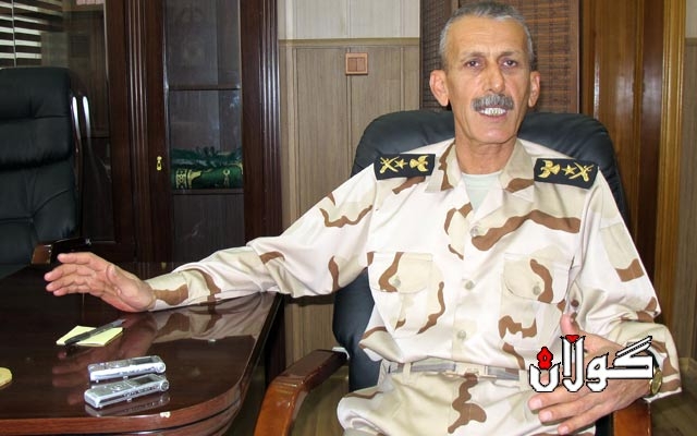 فەریق جەمال محەمەد سوپاسالاری هێزی پێشمەرگە بۆ گوڵان:  جموجووڵی ئەم دواییەی حەشدی شەعبی پێچەوانەی رێككەوتنەكەی ئێمە بوو لەگەڵ وەزارەتی بەرگریی عێراق