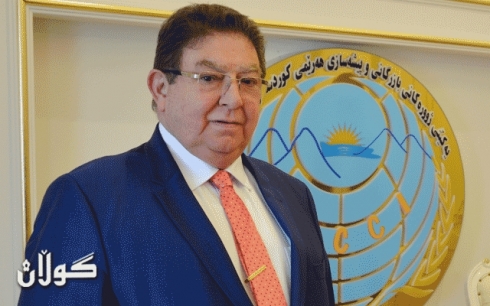  dara celîl xeyat serokî yekêtî jûre bazirganî û pîşesazîyekanî herêm bo gullan: bûjaneweyi kertî pîşesazî û abûrîyi hemecor xallêkî behêzî karinameyi ḧkumetî herêmî kurdistane