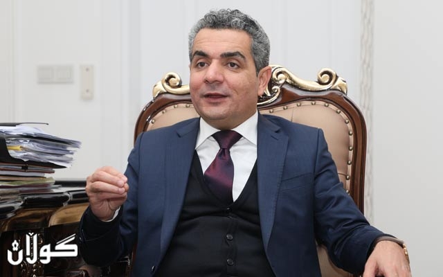 دكتۆر فرسەت سۆفی پارێزگاری هەولێر بۆ گوڵان:  هەر كەسێك دەیەوێت پڕۆژەی گەورەی كشتوكاڵی و پیشەسازی بكات، زەویی بۆ تەرخان دەكەین